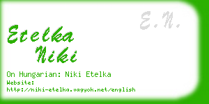 etelka niki business card